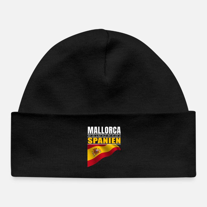 Majorque - Bonnet bébé bio - noir