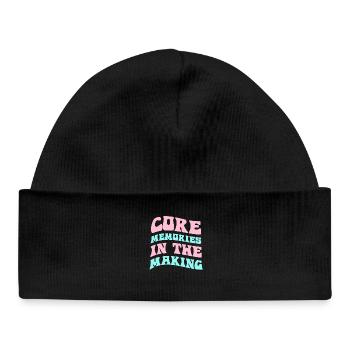 Des souvenirs fondamentaux en devenir - Bonnet bébé bio - noir - Devant