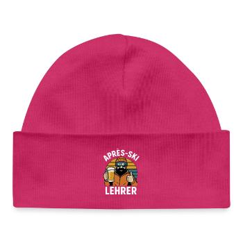 Après-Ski Instructor – Funny Ski Instructor Saying - Baby Organic Beanie - hot pink - Front