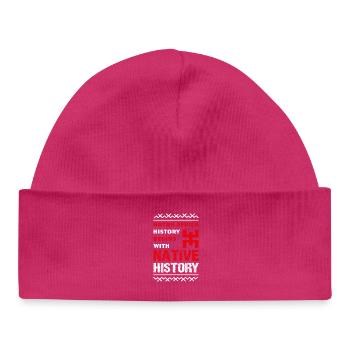Indigenous History of North Africa - Baby Organic Beanie - hot pink - Front