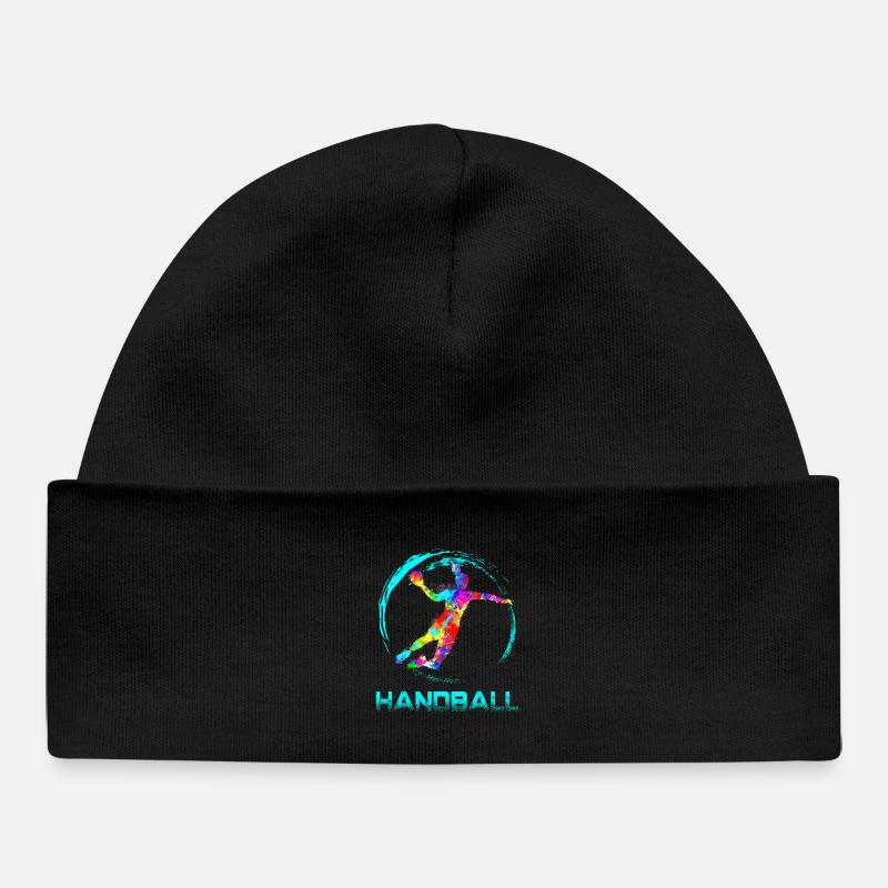 Handball Fem - Bonnet bébé bio - noir