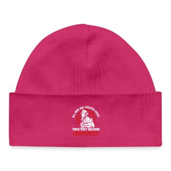 Fire brigade - Baby Organic Beanie - hot pink - Front