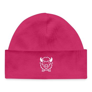 Bison - Baby Organic Mütze - hot Pink - Vorne