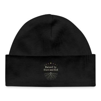 Wild Woman Spiritual Feminine Nature - Baby Organic Beanie - black - Front