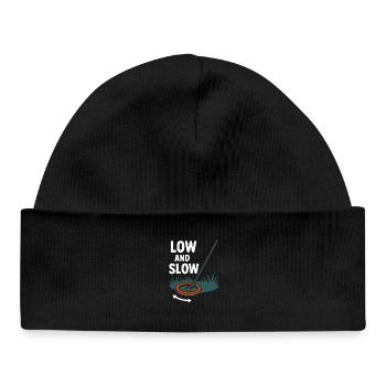 Low And Slow Metal Detecting Treasure Hunt - Baby Organic Beanie - black - Front