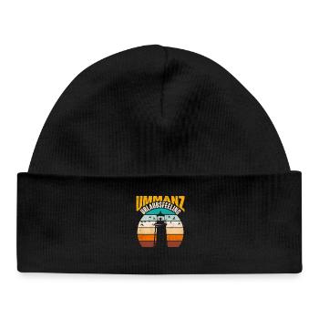 Baltic Sea Holidays UMMANZ HOLIDAY FEELING Funny - Baby Organic Beanie - black - Front