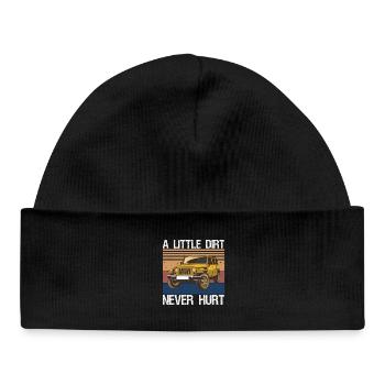 Offroad Racing Dad Off-Roading SUV UTV Car - Baby Organic Beanie - black - Front