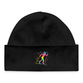Ski de fond Ski de fond - Bonnet bébé bio - noir - Devant