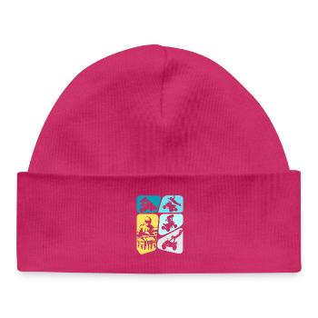 Quad Quad Quad Driver ATV Hommes Tout-terrain - Bonnet bébé bio - hot pink - Devant