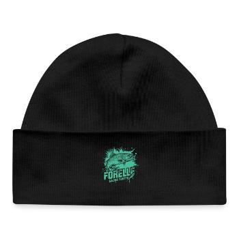 Trout – Beauty on the hook - Baby Organic Beanie - black - Front