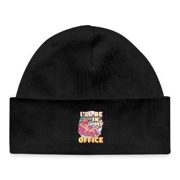 Swimming instructor - Baby Organic Beanie - black - Front