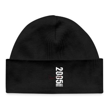 21e anniversaire Original janvier 2005 - Bonnet bébé bio - noir - Devant