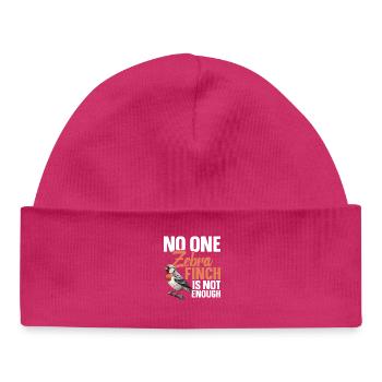 Zebrafinken-Futterhäus-Käfig für Zebras - Baby Organic Mütze - hot Pink - Vorne