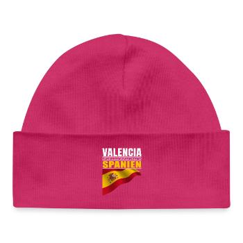 Valencia - Baby Organic Beanie - hot pink - Front