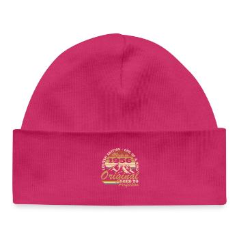 1956 Vintage Rétro Cadeau D'anniversaire - Bonnet bébé bio - hot pink - Devant