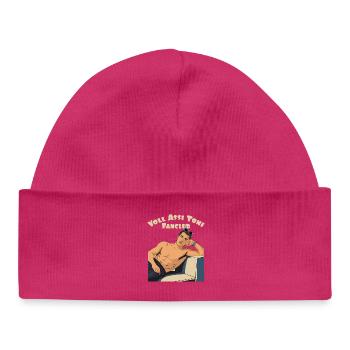 Le fanclub de Toni - Bonnet bébé bio - hot pink - Devant
