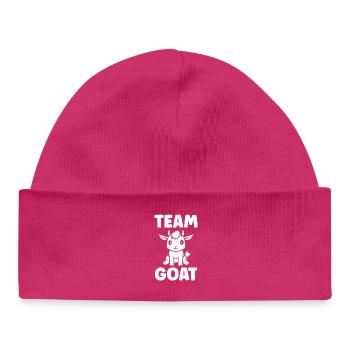 Equipe Cabri Team Goat - Bonnet bébé bio - hot pink - Devant