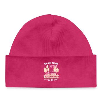 Dictons du fabricant d’outils - Bonnet bébé bio - hot pink - Devant