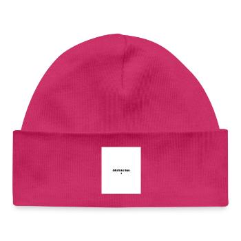 Le café te rend heureux - Bonnet bébé bio - hot pink - Devant