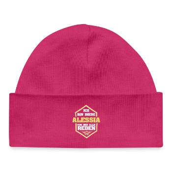 Alessia - Baby Organic Mütze - hot Pink - Vorne