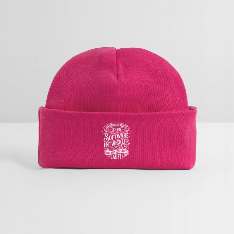 I'm a software developer – and my code is running Baby Organic Beanie