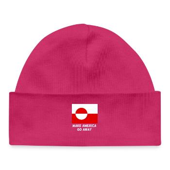 Greenland - Baby Organic Beanie - hot pink - Front
