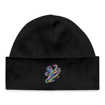 karaté - Bonnet bébé bio - noir - Devant