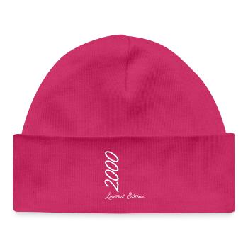 2000 Millennium Limited Edition - Baby Organic Beanie - hot pink - Front