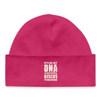 DNA Oldschool Discus Thrower - Baby Organic Beanie - hot pink - Front