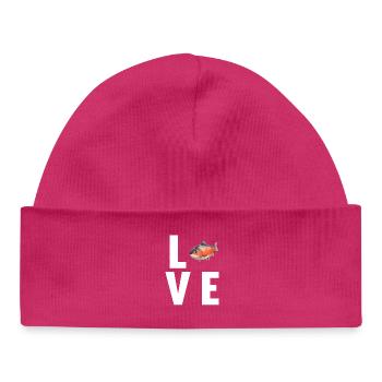 Lachse Lachs - Baby Organic Mütze - hot Pink - Vorne
