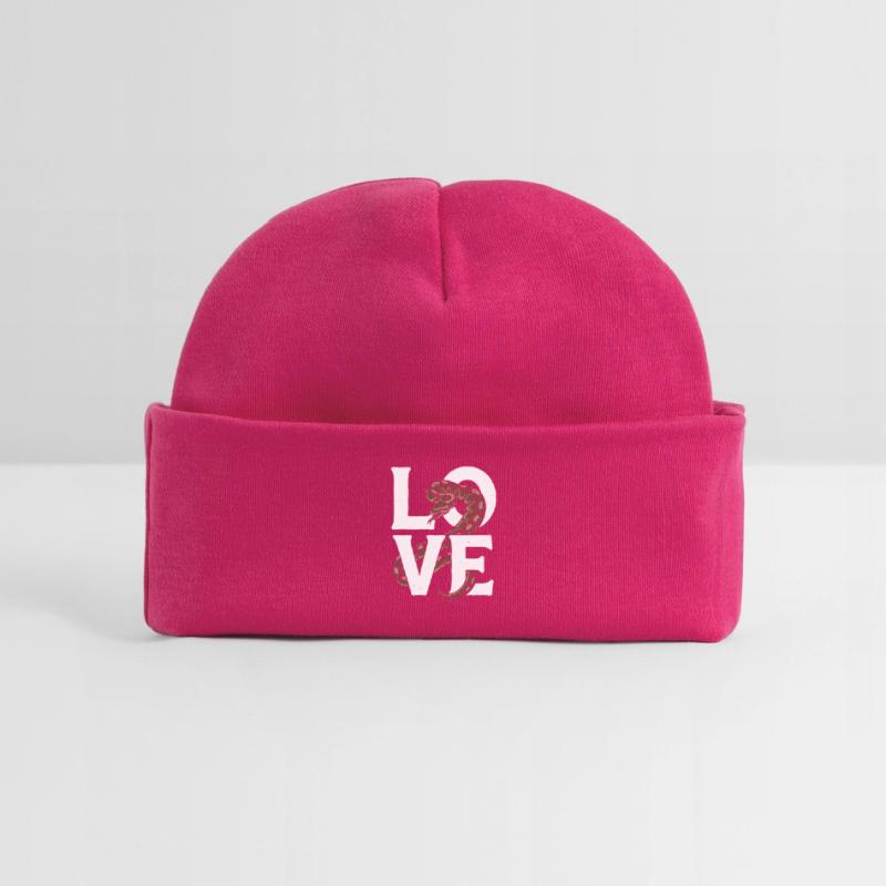 King Python Snakes LOVE Terrarium Python Baby Organic Beanie