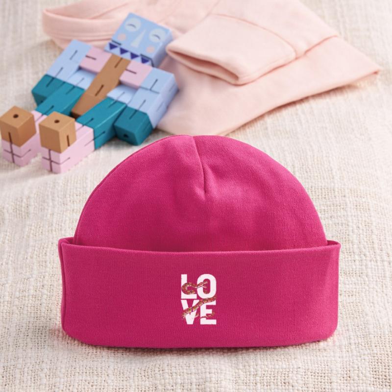King Python Snakes LOVE Terrarium Python Baby Organic Beanie