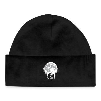 Bigfoot, pianiste - Bonnet bébé bio - noir - Devant