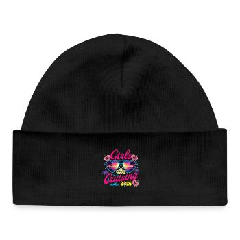 Girls Gone Cruising 2026 Retro Spring Break Vibe - Baby Organic Beanie - black - Front