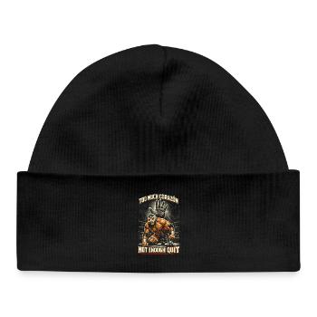 Lucha Libre Luchador Too Much Corazon - Baby Organic Beanie - black - Front