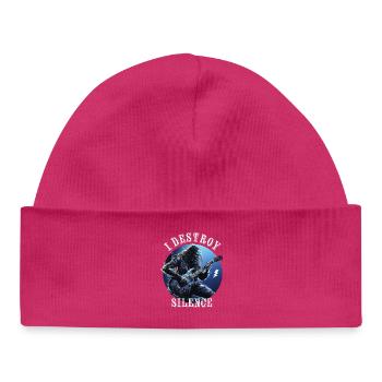 I Destroy Silence - Baby Organic Mütze - hot Pink - Vorne