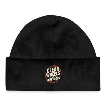 Track Day Brake Dust Hpde Track Car Autocross - Baby Organic Beanie - black - Front