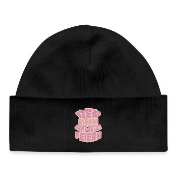 Geschenk für Gianni - Baby Organic Mütze - Schwarz - Vorne