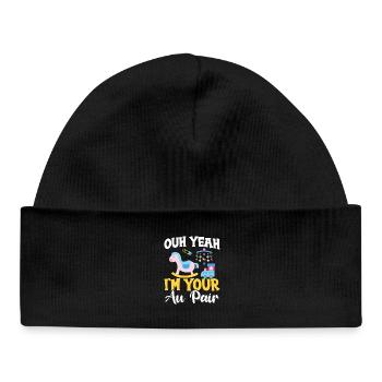  Babysitter Family Appreciation Au Pair Worker - Baby Organic Beanie - black - Front