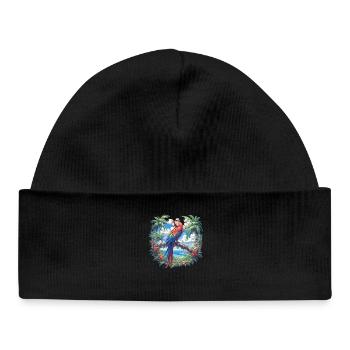 Macaw's Era - Baby Organic Beanie - black - Front