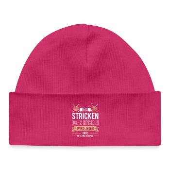 Beim Stricken Oder Häkeln: Guter Film Hörspiel - Baby Organic Beanie - hot pink - Front