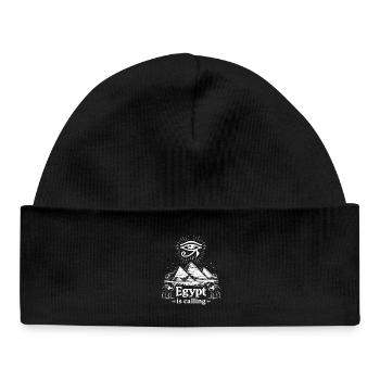 Egypt is calling Pharaoh Egypt Holidays - Baby Organic Beanie - black - Front
