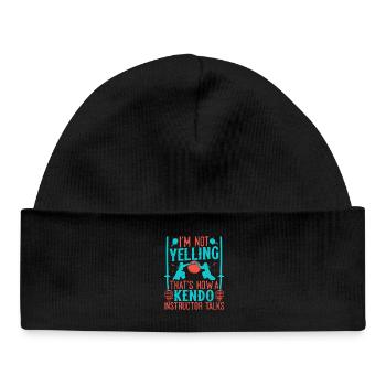  Kendo Instructor School Japanese Martial Arts - Baby Organic Beanie - black - Front