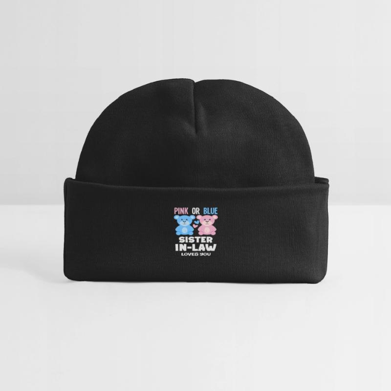 Pink Oder Blau Stiefschwester Liebt Dich Baby Organic Mütze