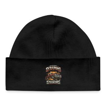 Lowrider Auto If It Aint Scraping It Aint Shaking - Baby Organic Mütze - Schwarz - Vorne