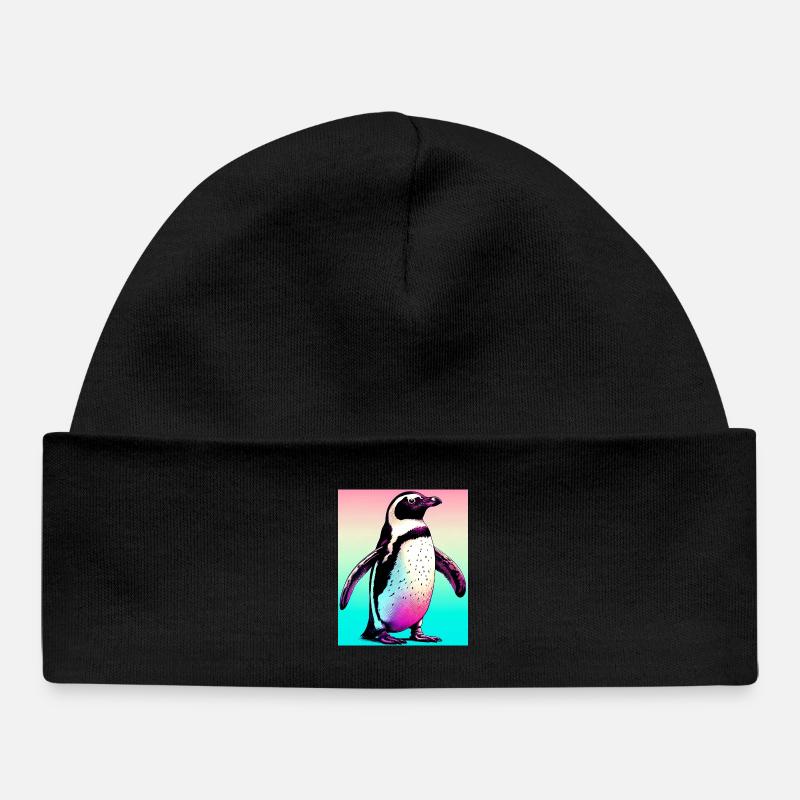 pingouin - Bonnet bébé bio - noir
