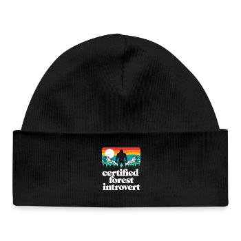 Bigfoot Sasquatch Yeti Cryptid Creatures Big Foot - Baby Organic Beanie - black - Front