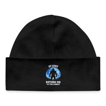 Bigfoot Sasquatch Yeti Cryptid Creatures Big Foot - Baby Organic Beanie - black - Front