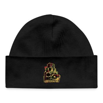 Roots Reggae Dub Soundsystem - Baby Organic Beanie - black - Front