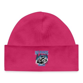 UTV Off Road 4 Wheeler Side by side - Baby Organic Mütze - hot Pink - Vorne